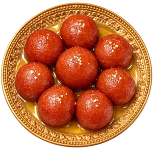 Soft and delicious Gulab Jamun available in Edmonton. Order Indian sweets online from Ganesh Sweets for fresh pickup.