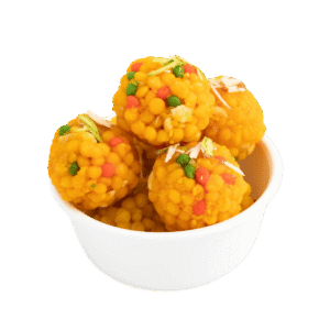 Buy fresh Boondi Laddu in Edmonton from Ganesh Sweets. Traditional Indian sweet made daily using authentic recipes. Order online for convenient pickup and enjoy authentic Indian mithai.