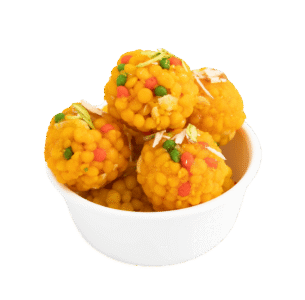 Buy fresh Boondi Laddu in Edmonton from Ganesh Sweets. Traditional Indian sweet made daily using authentic recipes. Order online for convenient pickup and enjoy authentic Indian mithai.