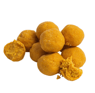 Buy fresh Besan Laddu in Edmonton from Ganesh Sweets. Traditional Indian sweet made with roasted gram flour and pure ghee. Order online for quick pickup and authentic taste.